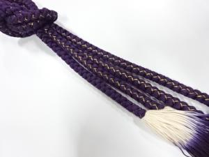 正絹　手組帯締め